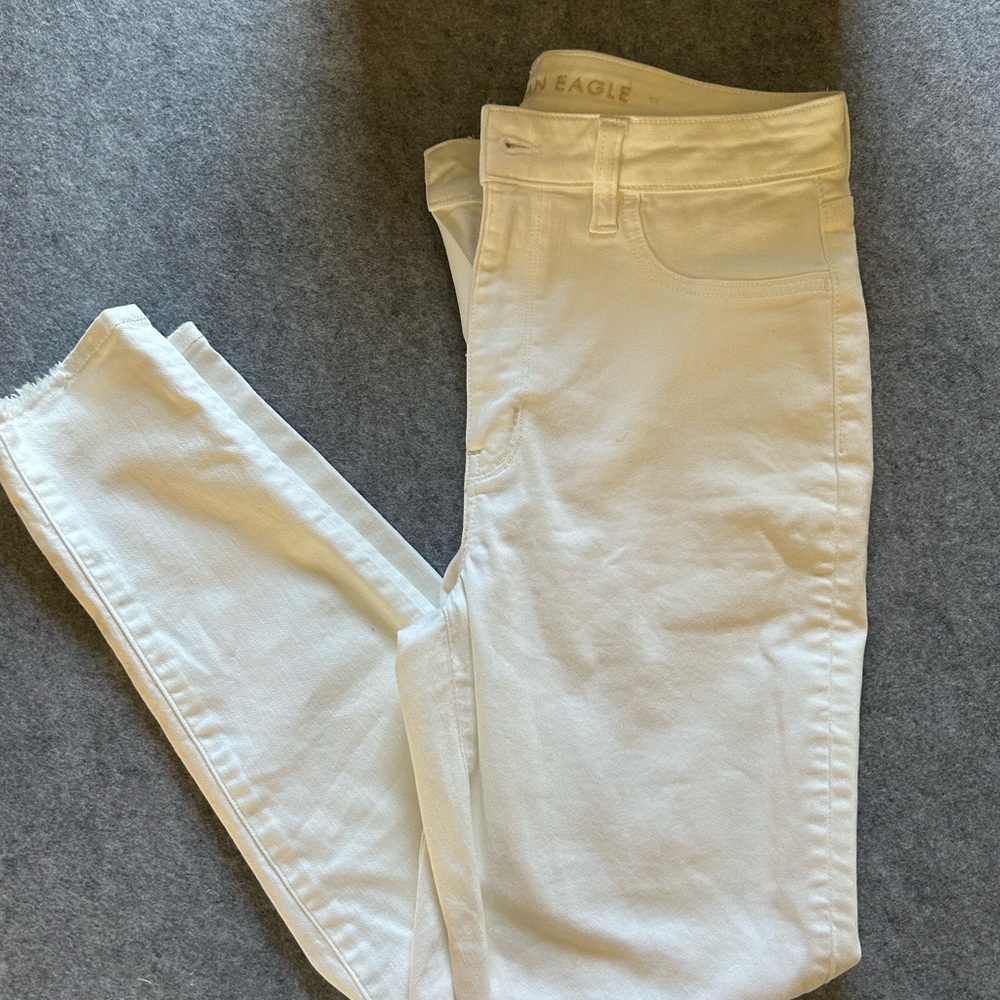 American Eagle Outfitters Women's White Jeans